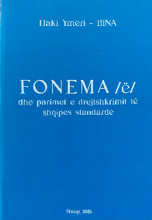 Cover of Fonema /ë/ dhe parimet e drejtshkrimit të shqipes standarde